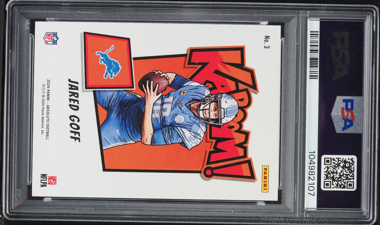 2024 Absolute Kaboom! Horizontal Jared Goff #3 PSA 9 MINT