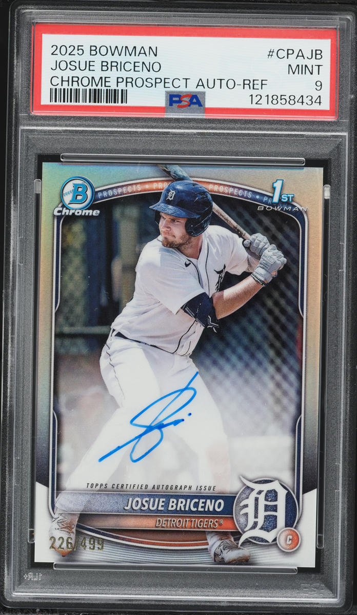 2025 Bowman Chrome Refractor Josue Briceno PROSPECT AUTO /499