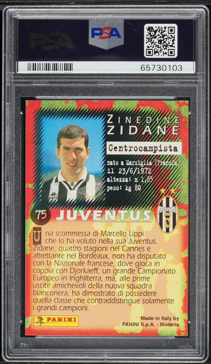Panini Calcio Coppe 1996-97 - Set Complet équipe Juventus - Zidane, Del Piero - Neuf
