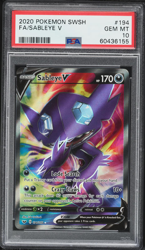 2020 Pokemon Japanese SWSH Shiny Star V Shiny Charizard V #307 PSA