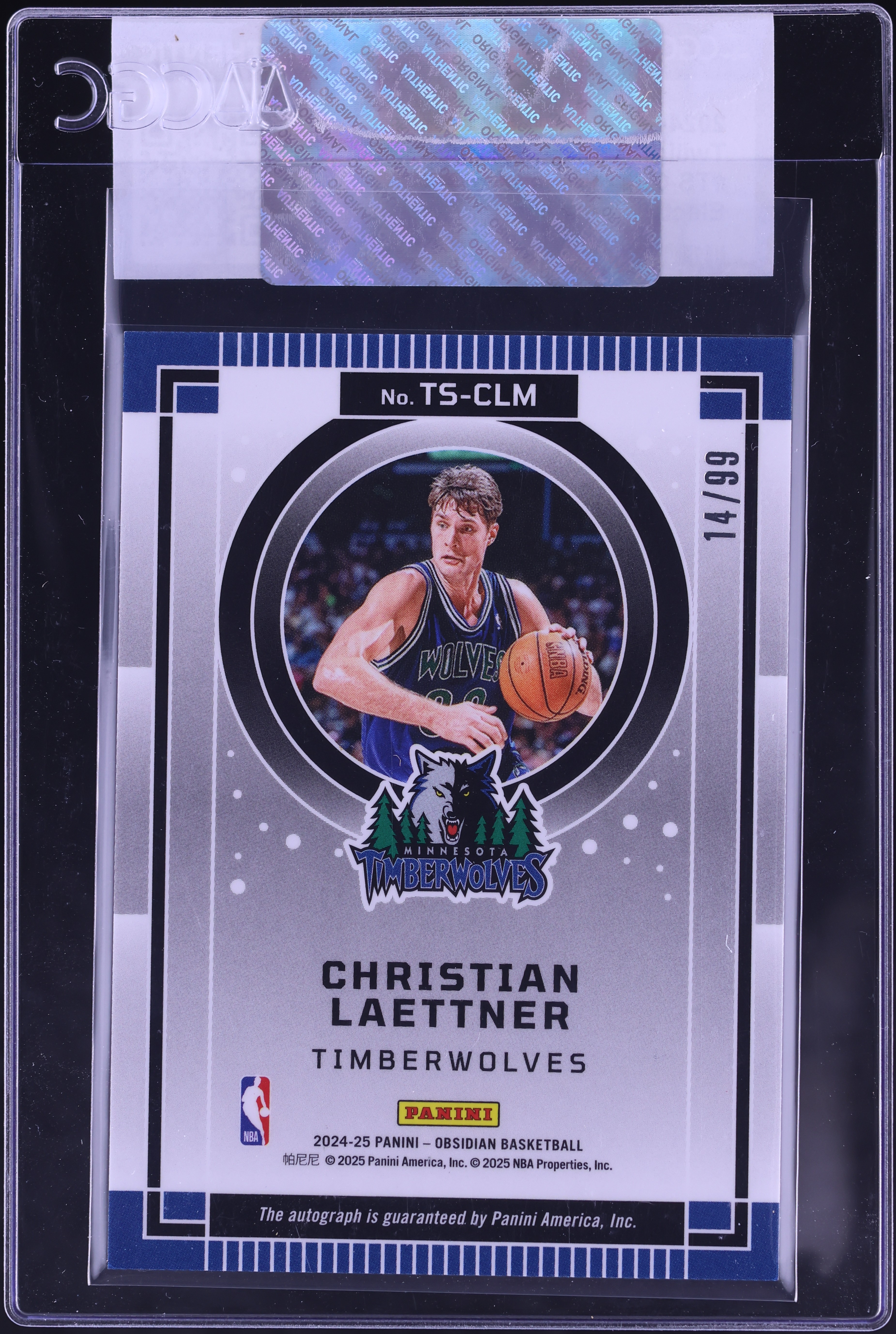 2024 Panini Obsidian Twilight Electric Etch Orange Flood Christian