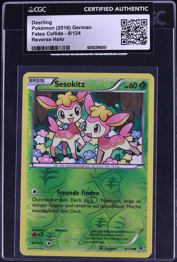 2024 Pokemon Scarlet & Violet Temporal Forces IR Deerling #165 CGC 9 MINT on Fanatics Collect 2024 Pokemon Scarlet & Violet Temporal Forces IR Deerling #165 CGC 9 MINT on Fanatics Collect