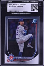 コレクション Kuta 2025 Bowman Chrome Shota Imanaga #19 CGC AUTH on Fanatics Collect