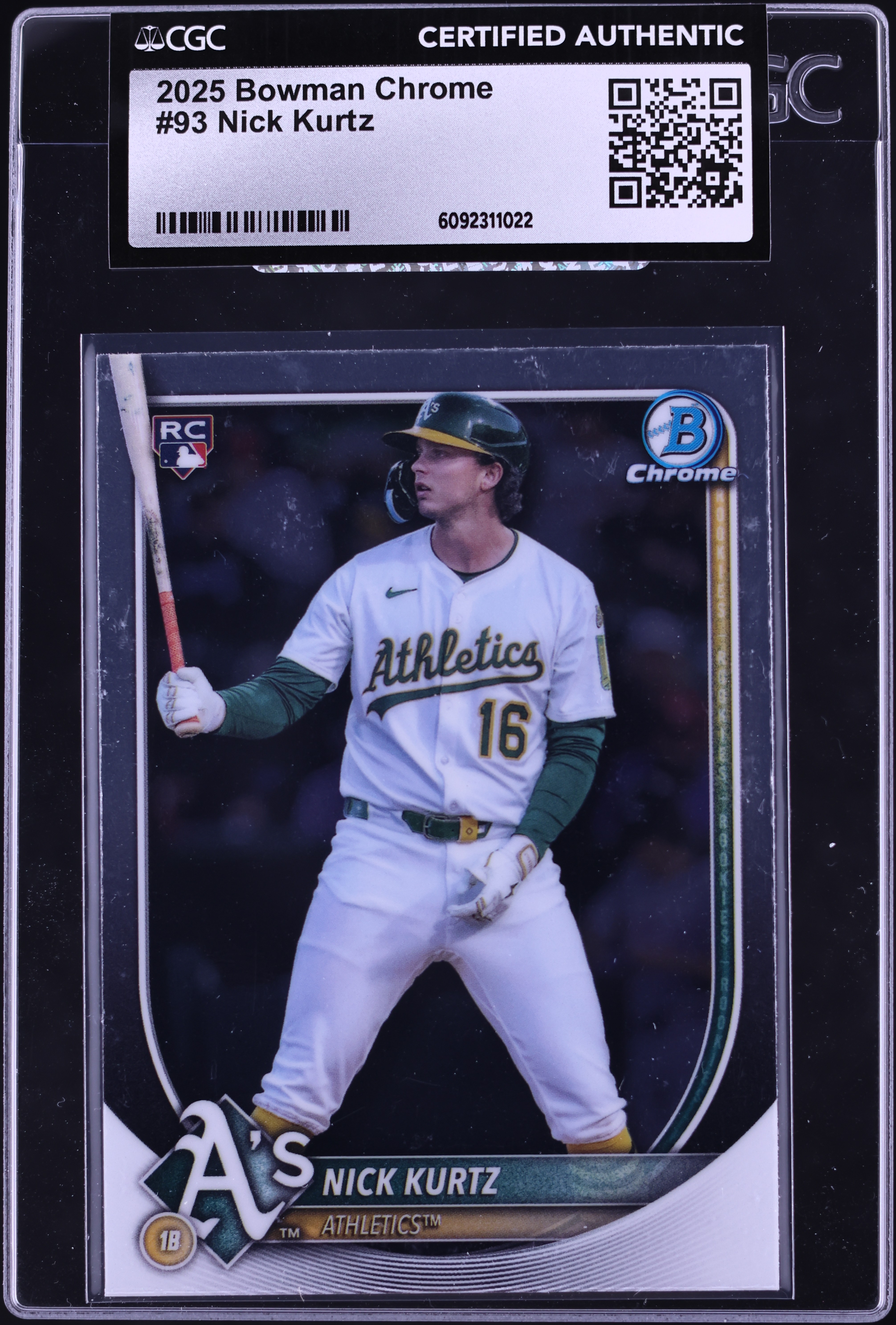 Bowman chrome nick kurtz