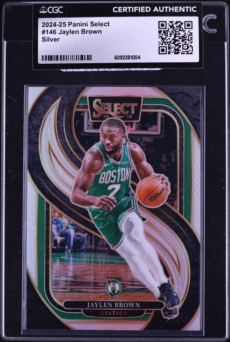 2024 Select Premier Level Silver Prizm Jaylen Brown #146 CGC AUTH