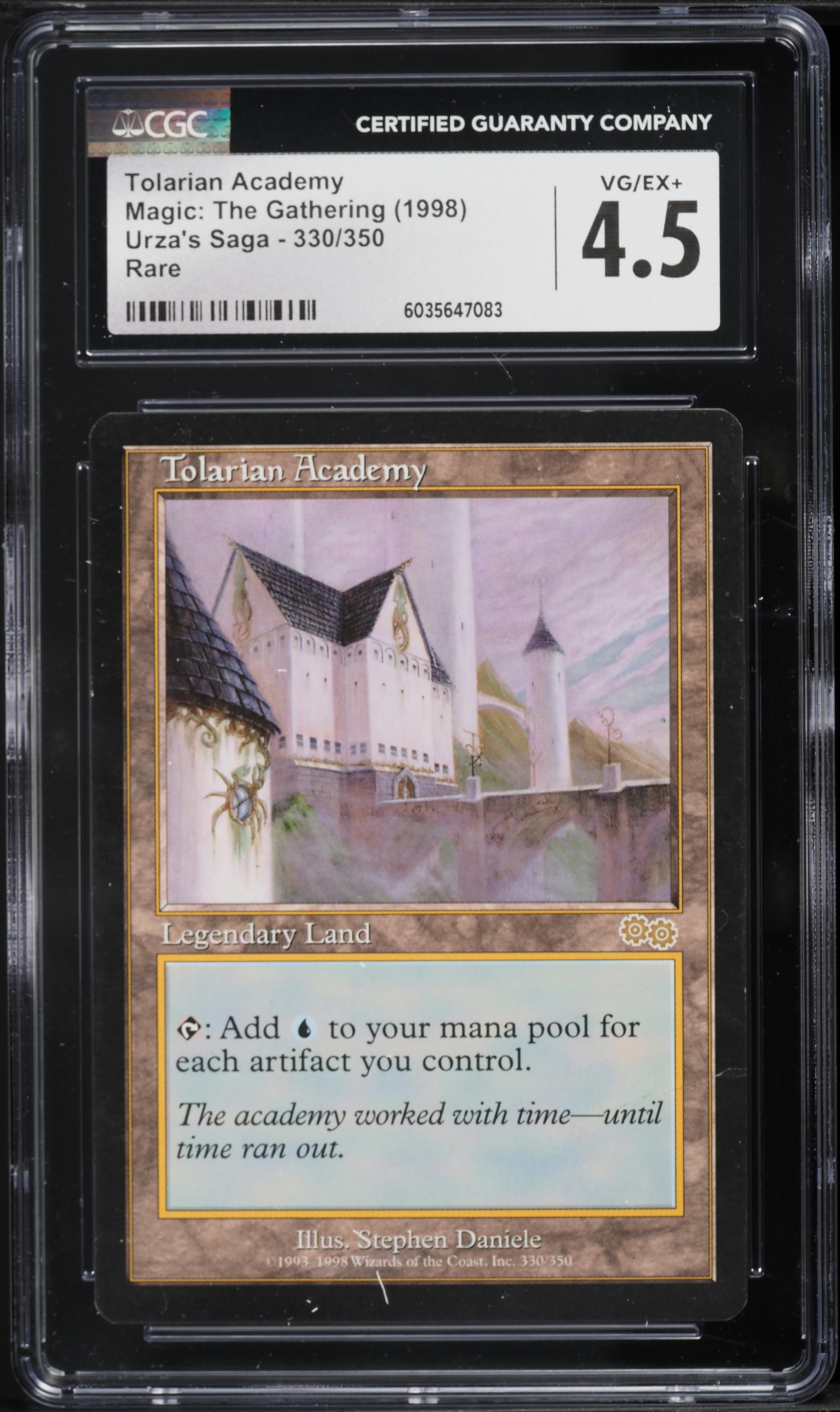 1998 Magic The Gathering MTG Urza's Saga Tolarian Academy Stephen