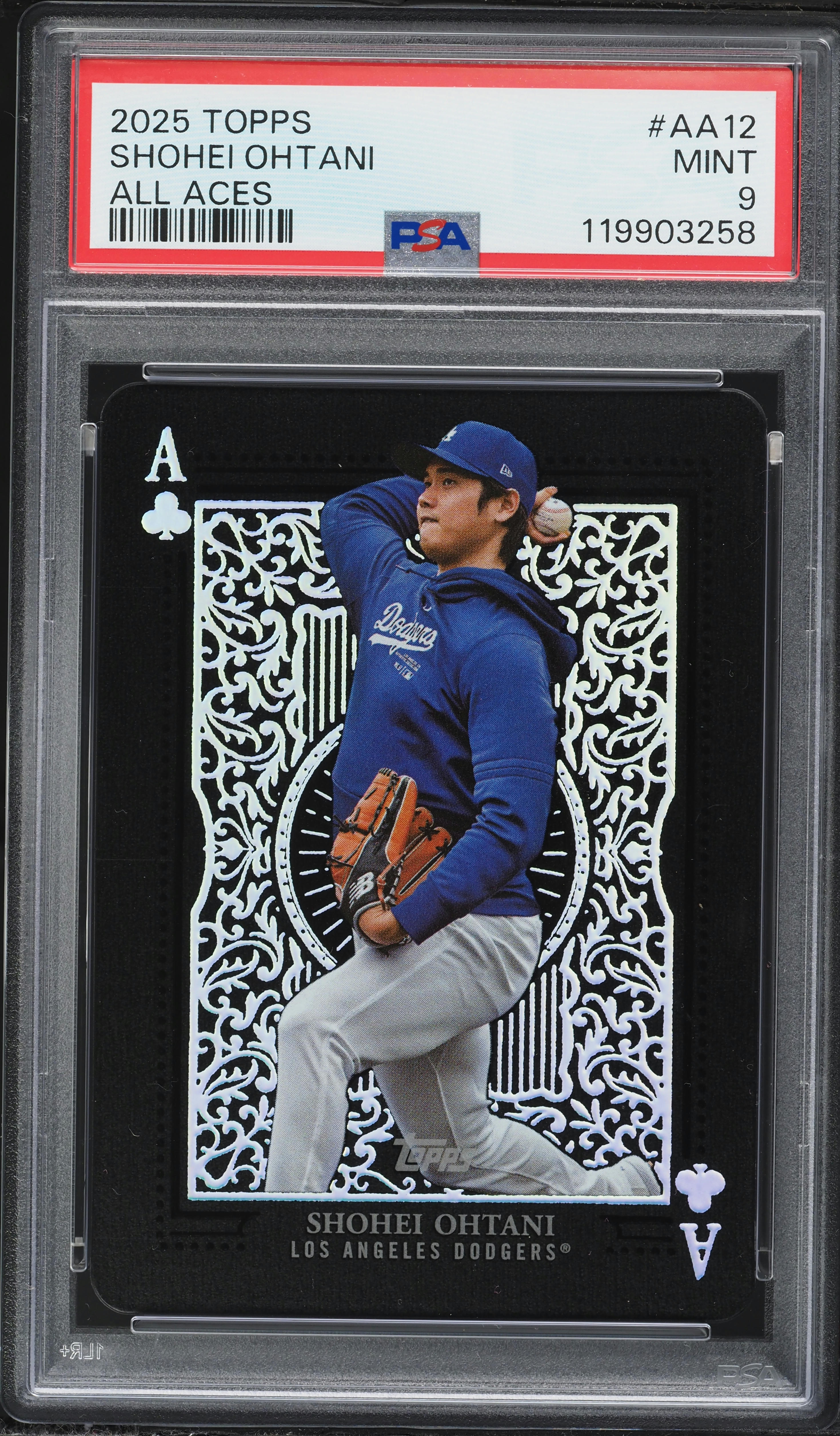2025 Topps All Aces Shohei Ohtani #AA12 PSA 9 MINT on Fanatics Collect