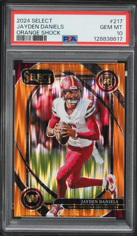 2024 Select Club Level Orange Shock Jayden Daniels ROOKIE /399