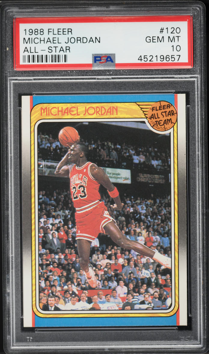 1988 Fleer All-Star Michael Jordan #120 PSA 10 GEM MINT