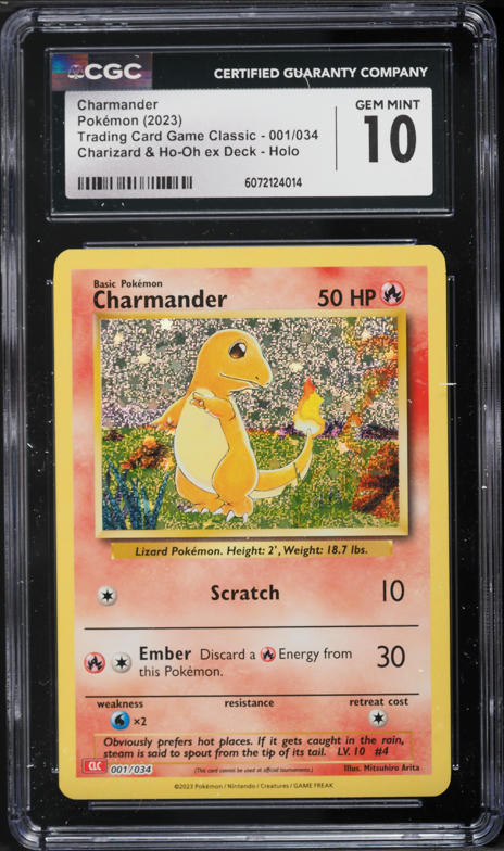 2023 Pokemon Japanese TCG Classic Collection Holo Charmander #001