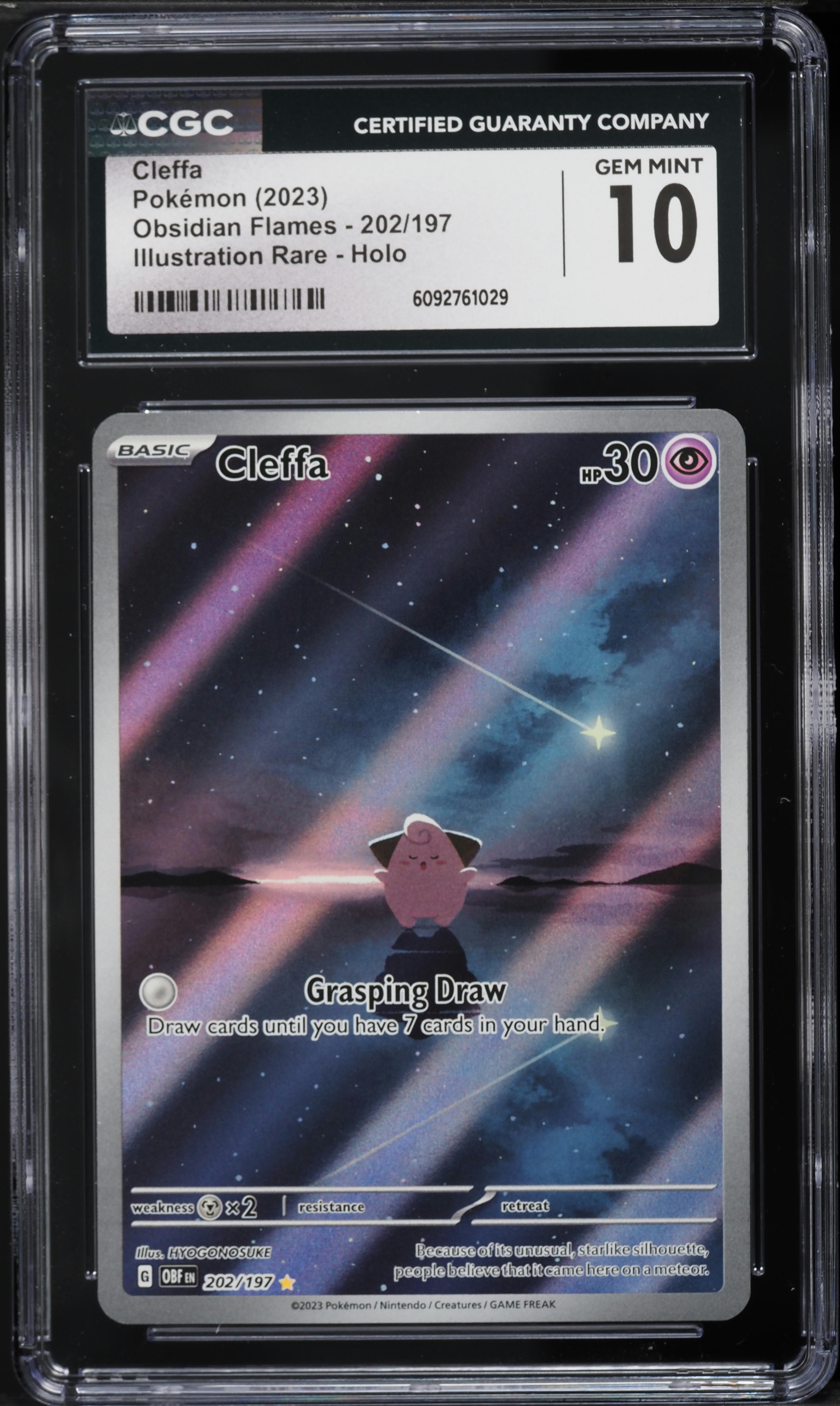 2023 Pokemon Scarlet & Violet Obsidian Flames Illustration Rare