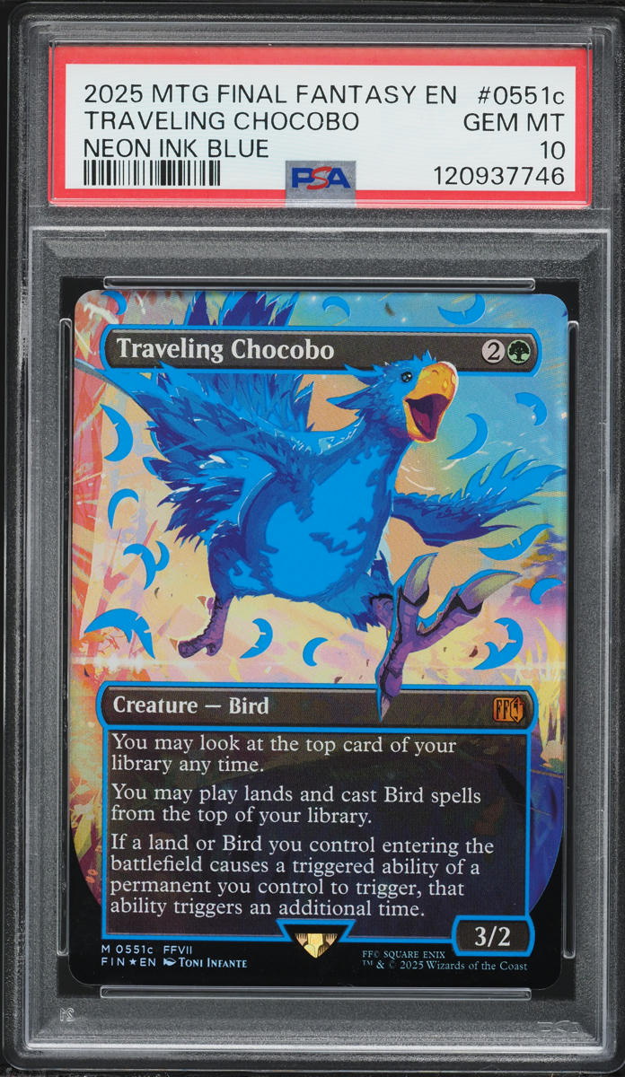 2025 Magic The Gathering MTG Final Fantasy Neon Ink Blue Traveling