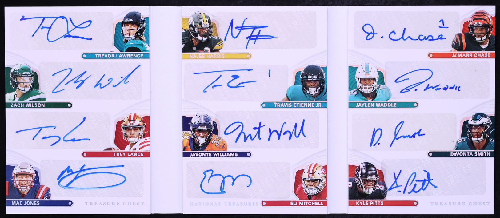 2021 National Treasures Treasure Chest Trevor Lawrence Ja'Marr