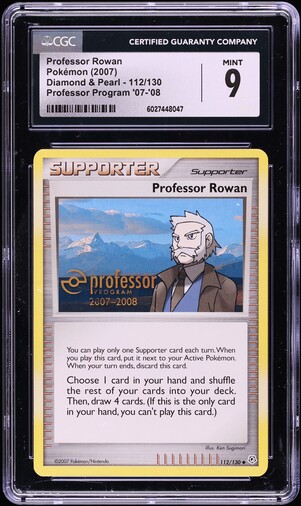 2007 Pokemon Diamond & Pearl Professor Rowan #112 CGC 9 MINT on Fanatics  Collect