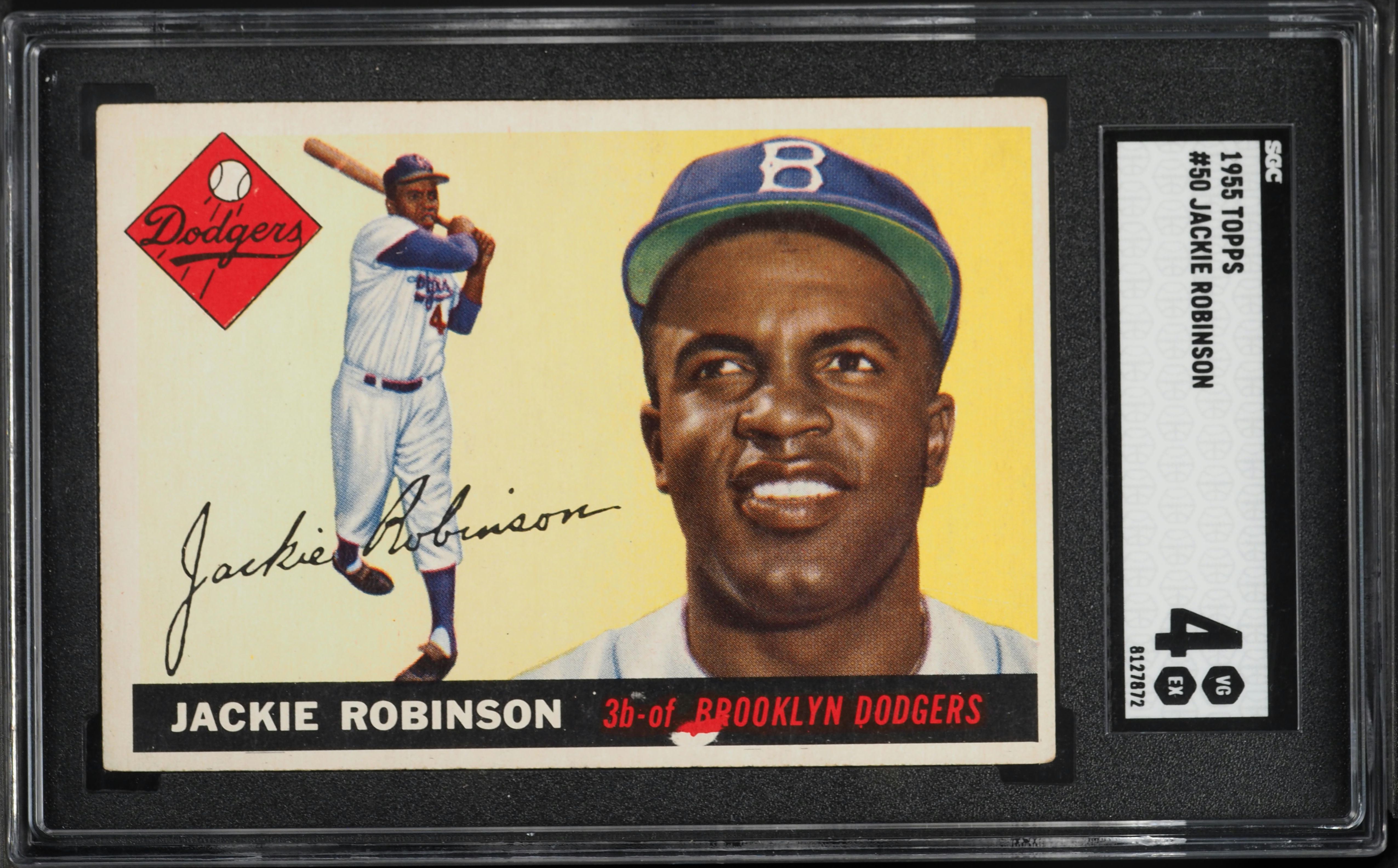 1955 Topps Jackie Robinson #50 SGC 4 VGEX on Fanatics Collect