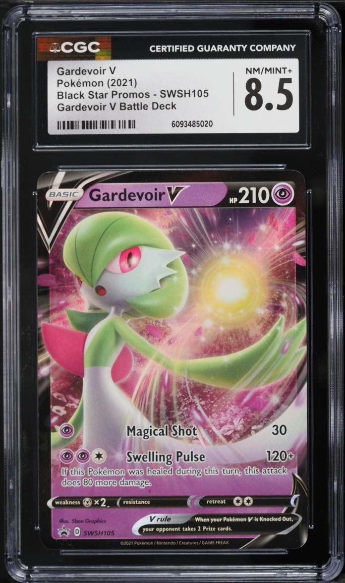 2021 Pokemon Sword & Shield Promo Battle Deck Gardevoir V #SWSH105 CGC 8.5  NM-MT+ on Fanatics Collect