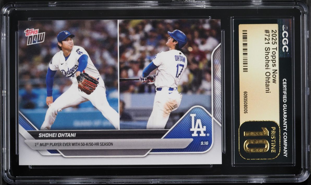 2025 Topps Now Shohei Ohtani #721 CGC 10 PRISTINE