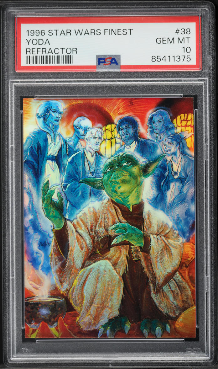 Cravate Yoda Star Wars En Soie 100% - Modèle 1996, Très Bon état, Multicolore