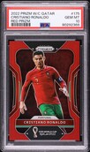 2022 Panini Prizm World Cup Qatar Red Cristiano Ronaldo /399 #175