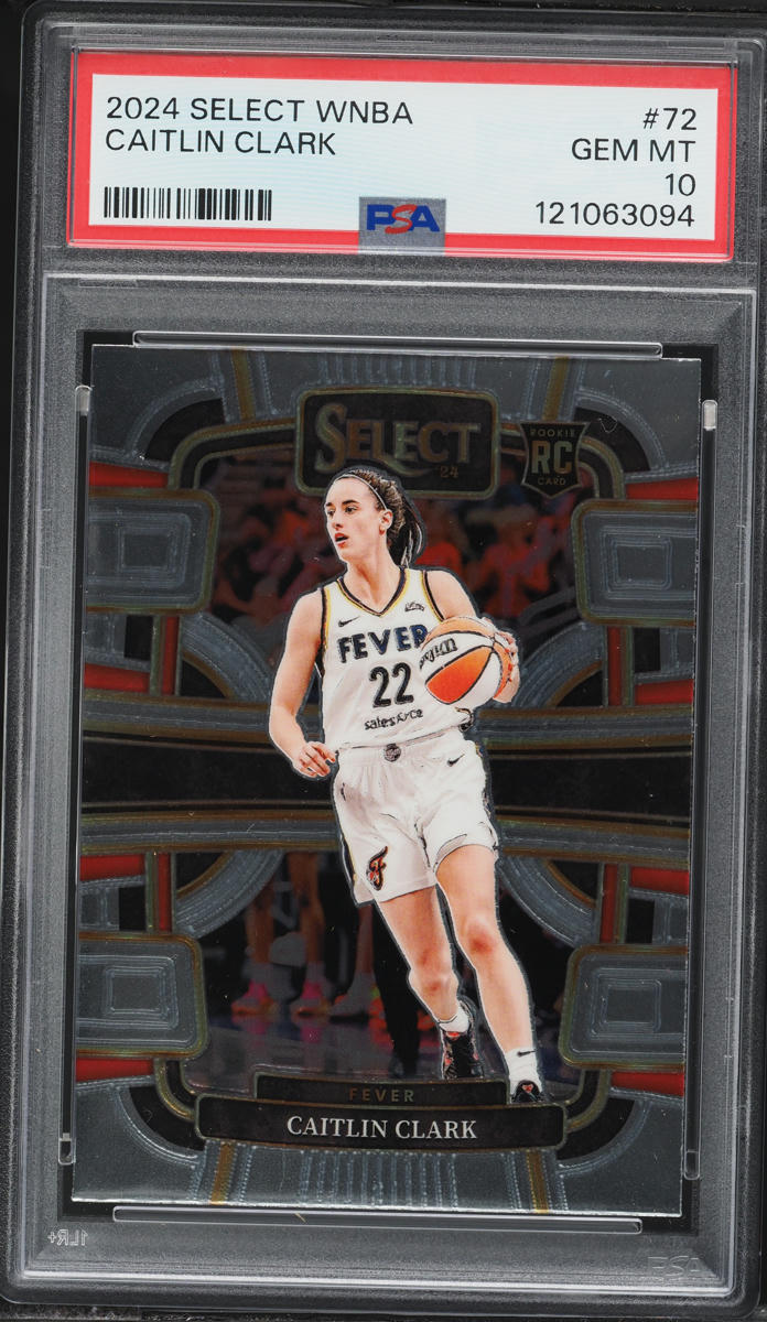 2024 Select Concourse WNBA Caitlin Clark ROOKIE #72 PSA 10 GEM MINT