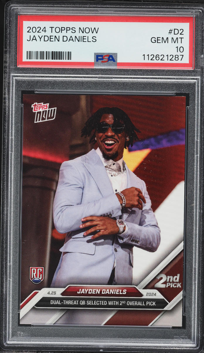 2024 Topps Now Jayden Daniels ROOKIE #D2 PSA 10 GEM MINT