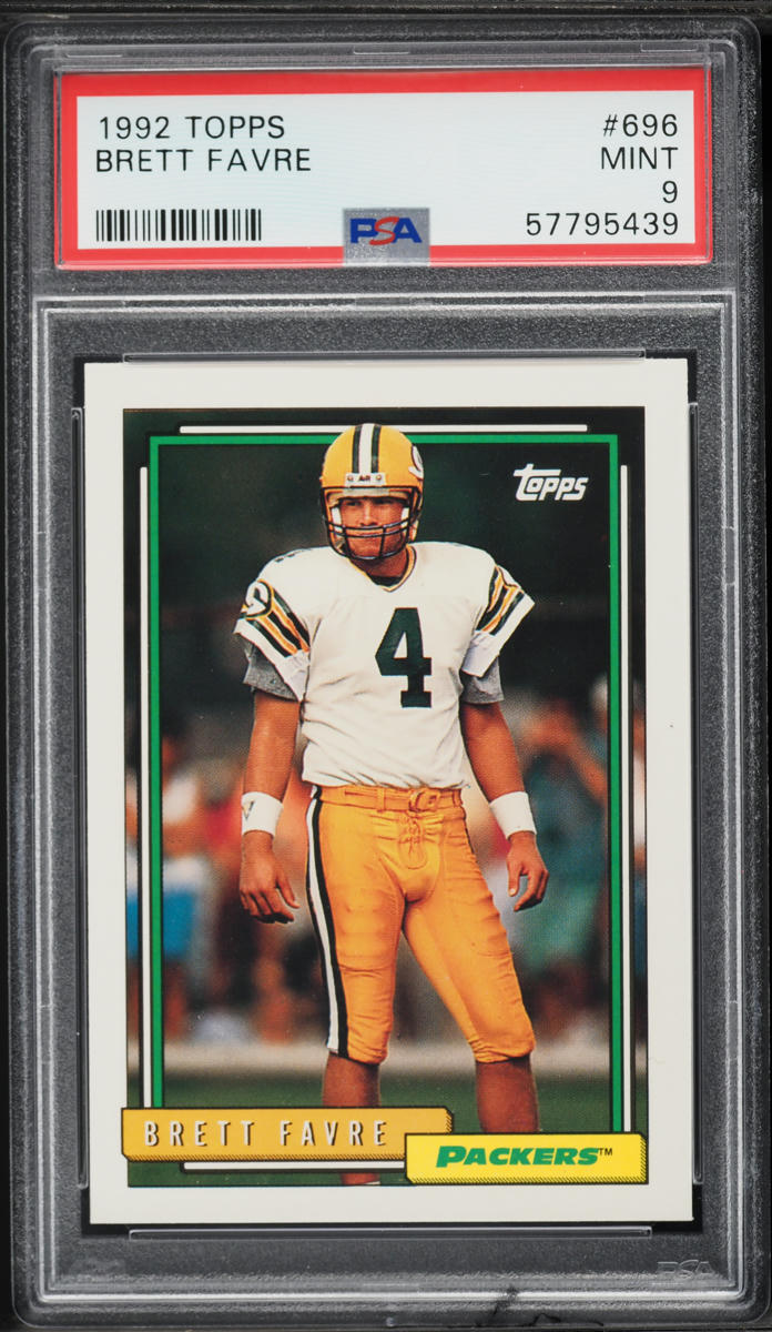 1992 Topps Football Brett Favre #696 PSA 9 MINT