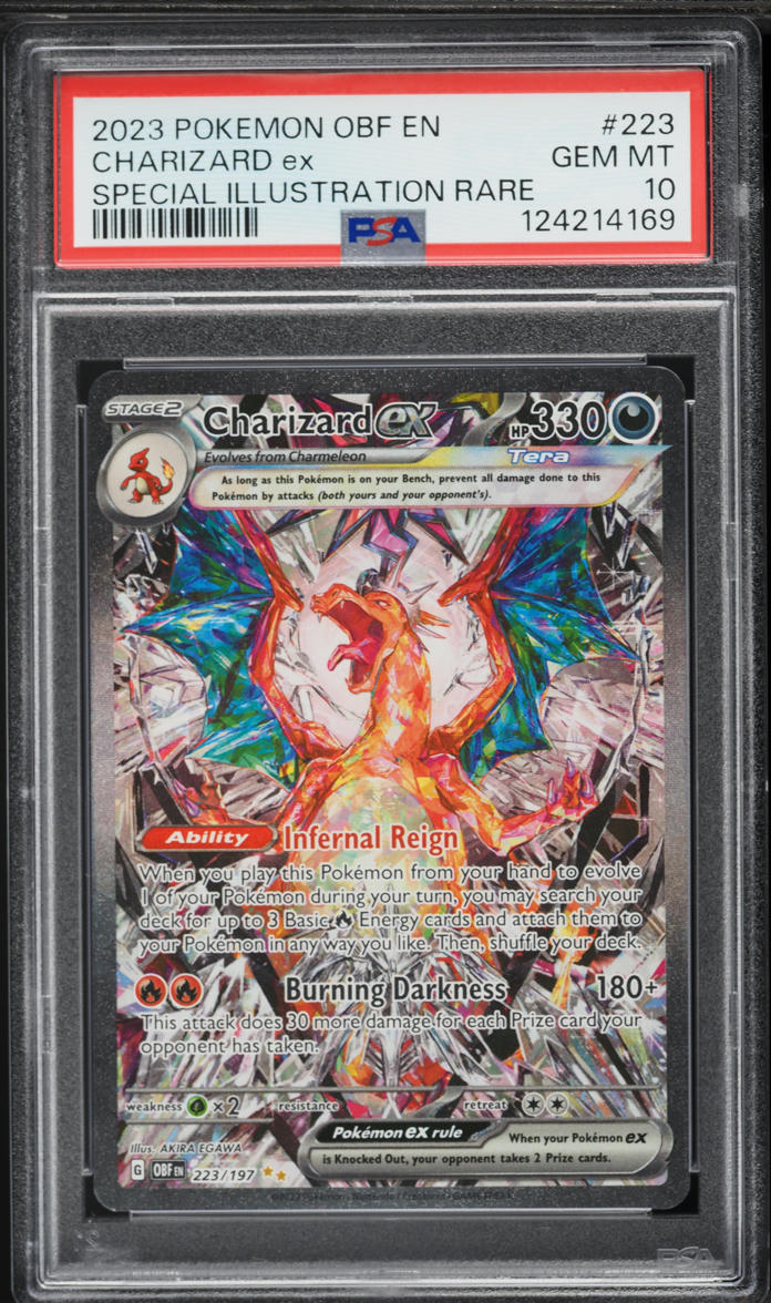 2023 Pokemon Scarlet & Violet Obsidian Flames SIR Charizard EX