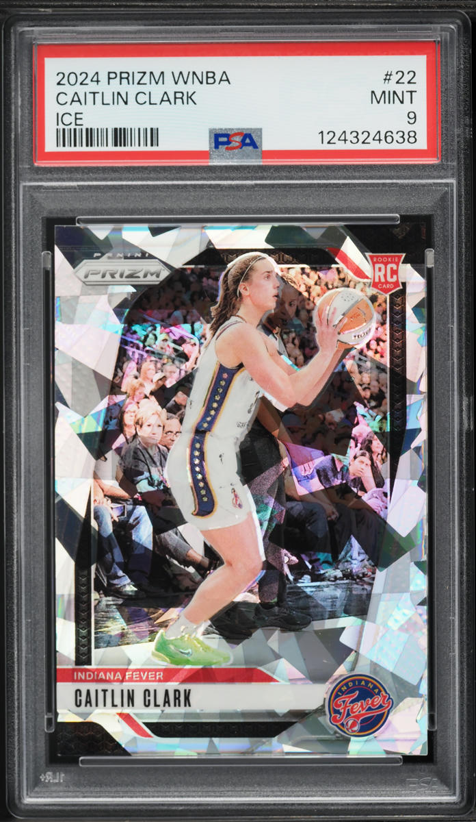 2024 Panini Prizm WNBA Ice Caitlin Clark ROOKIE #22 PSA 9 MINT