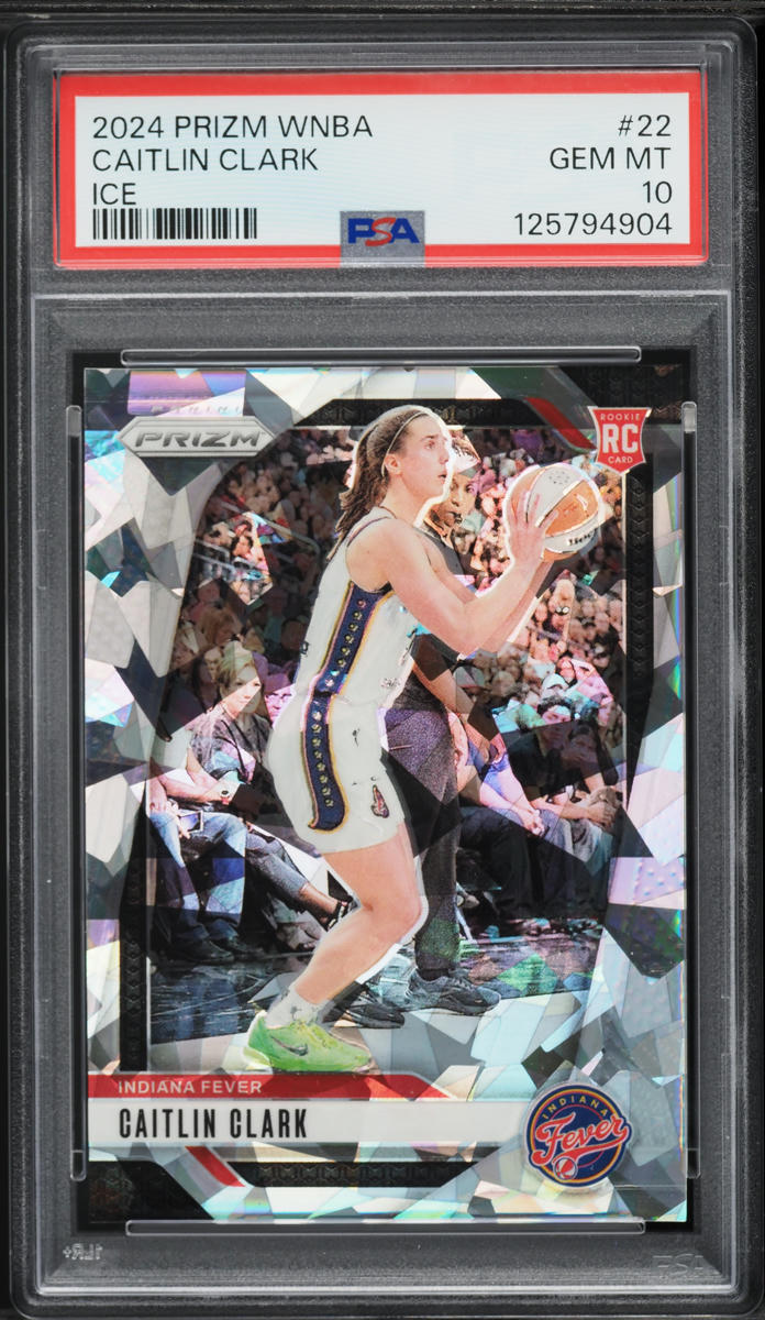 2024 Panini Prizm WNBA Ice Caitlin Clark ROOKIE #22 PSA 10 GEM MINT