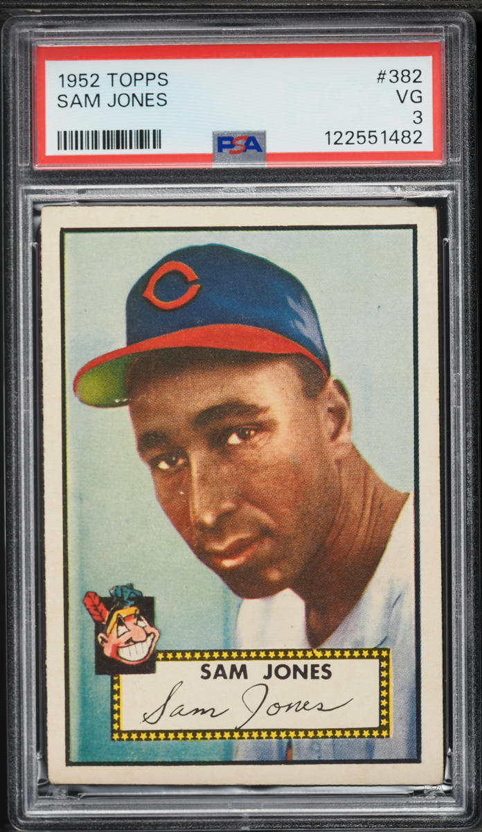 1952 Topps Sam Jones #382 PSA 3 VG