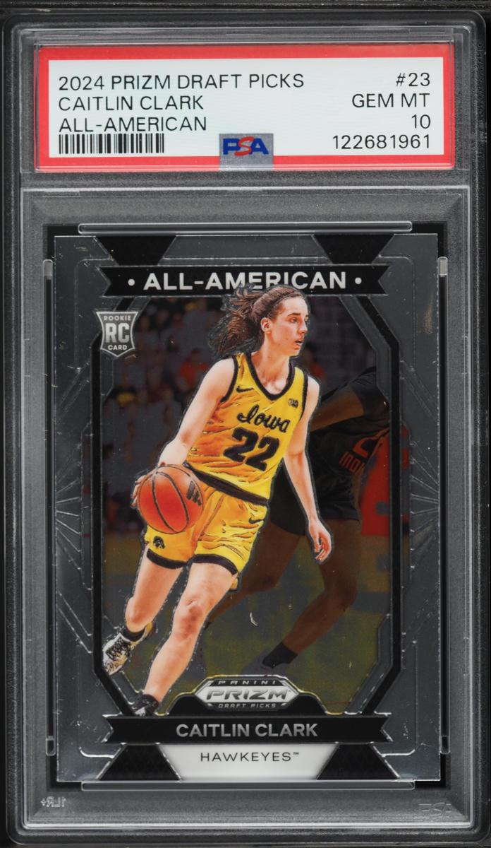 2024 Panini Prizm Draft All American Caitlin Clark ROOKIE #23 PSA 10 GEM MINT