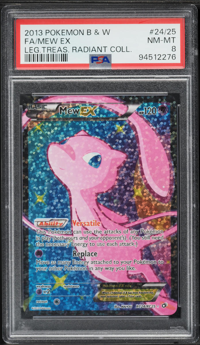 2013 Pokemon Black & White: Legendary Treasures Mew EX Radiant