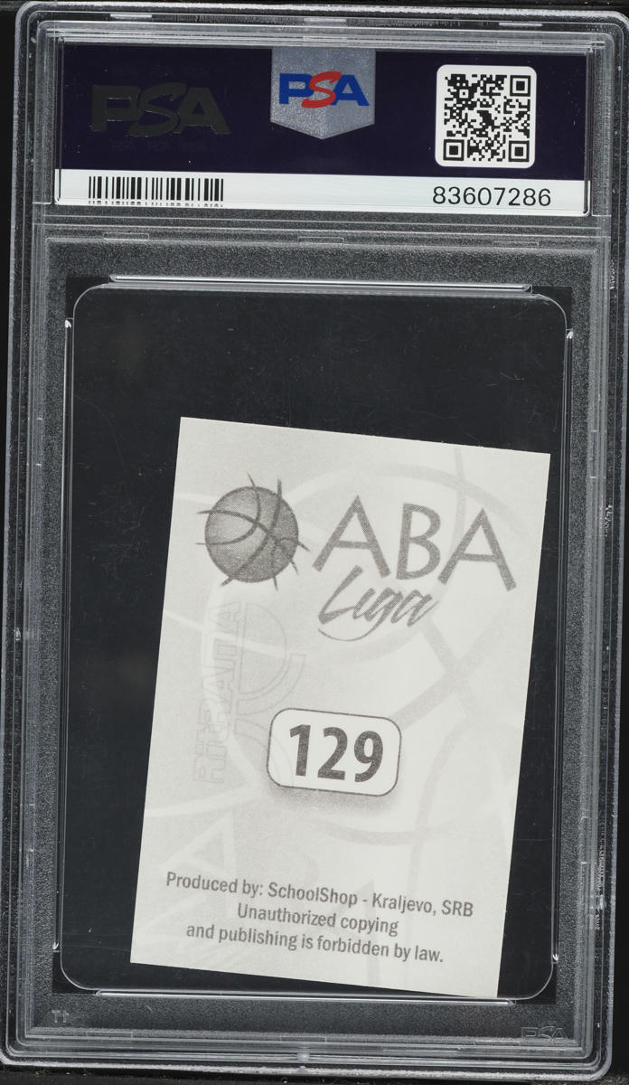 2014 School Shop Aba Liga Nikola Jokic ROOKIE #129 PSA 10 GEM MINT