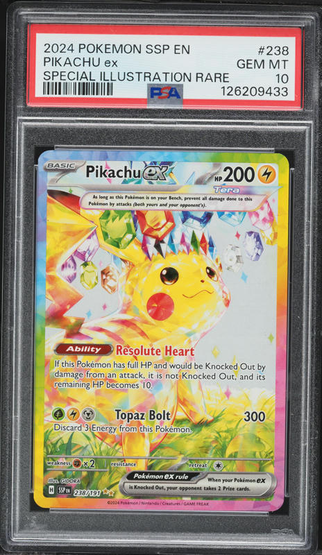 2025 Pokemon Japanese Mega Dream ex SAR Pikachu ex #234 PSA 10 GEM