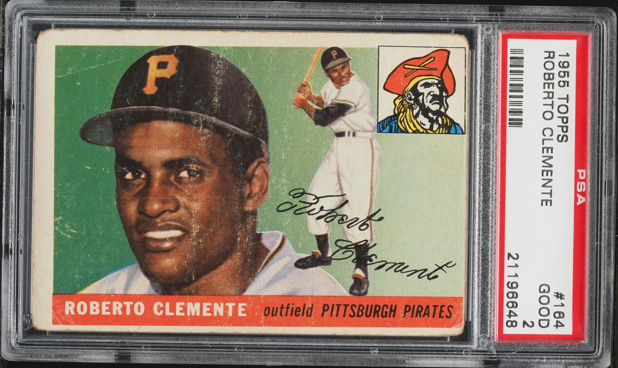 1955 Topps Roberto Clemente #164 PSA 2 GD