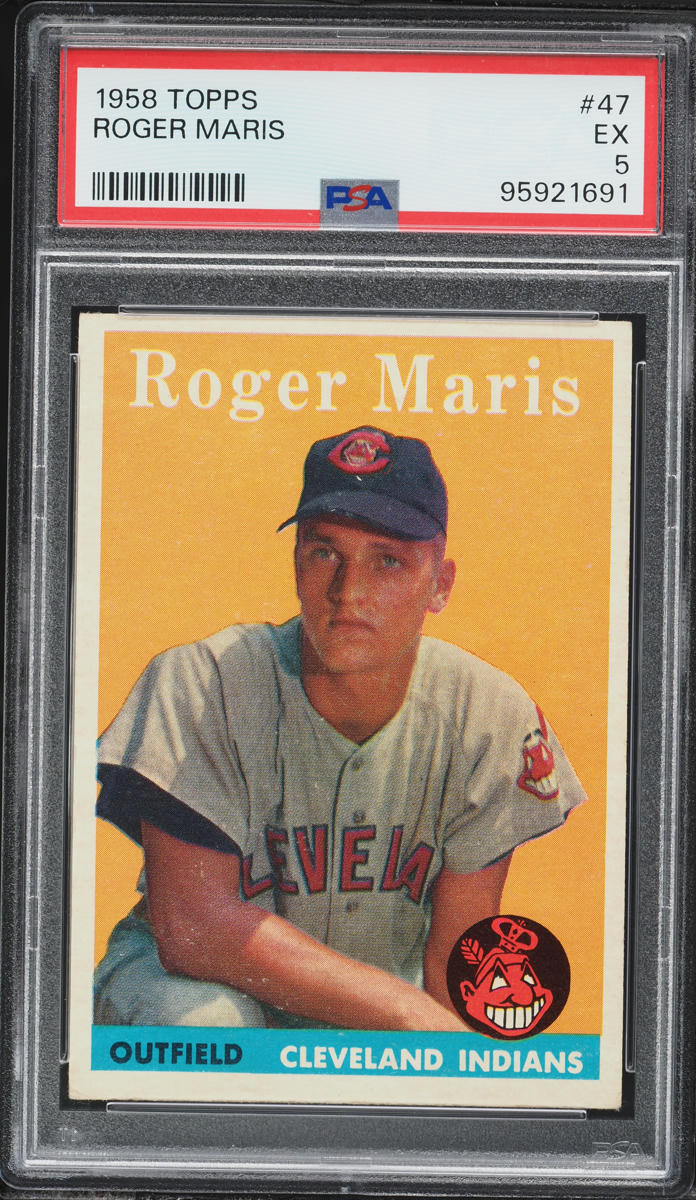 1958 Topps Roger Maris ROOKIE #47 PSA 5 EX