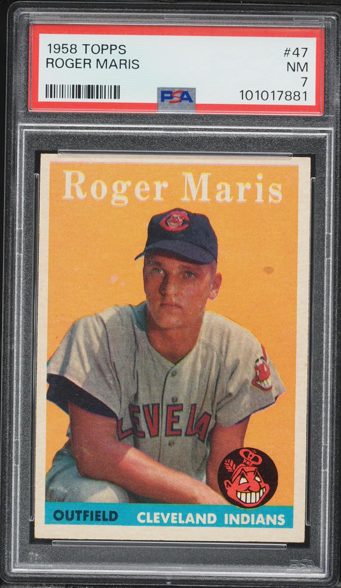1958 Topps Roger Maris ROOKIE #47 PSA 7 NRMT