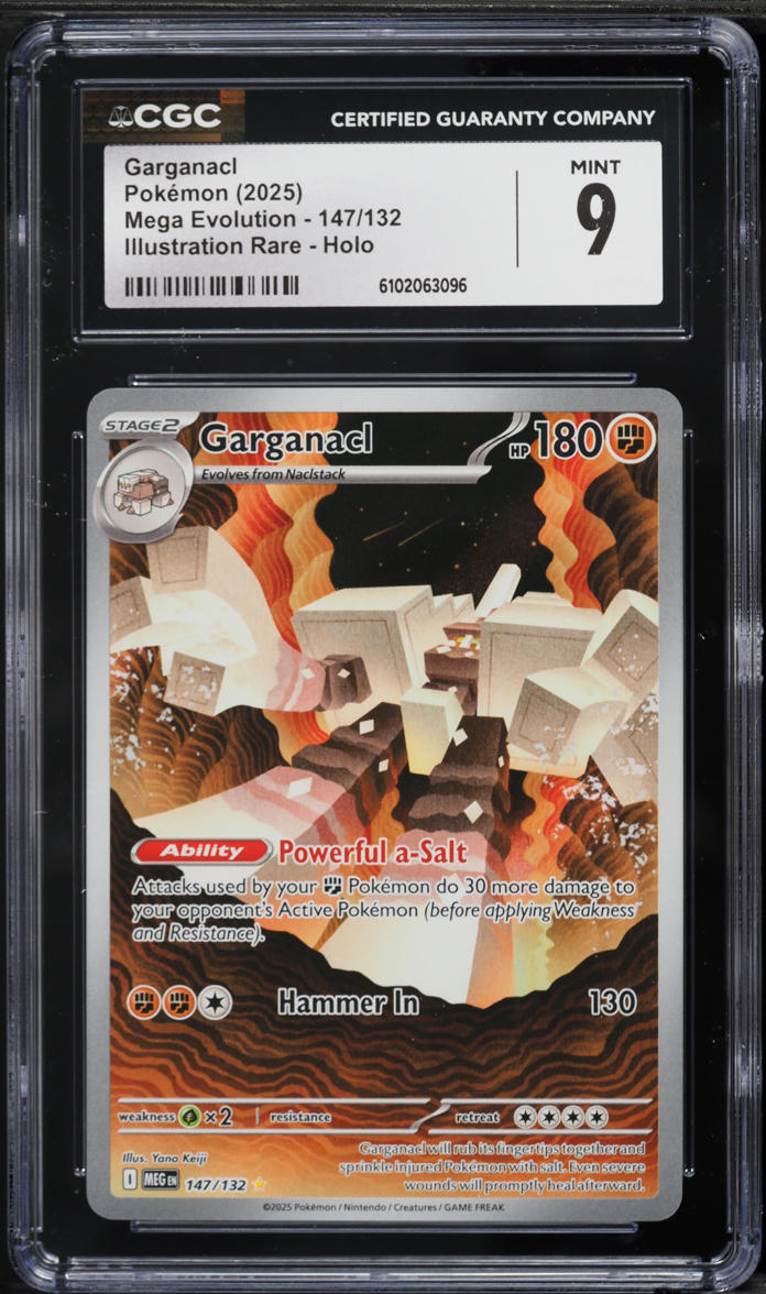 garganacl pokemon card - 084/132 - Mega Evolution Yano Keiji ME01 Garganacl - 147/132