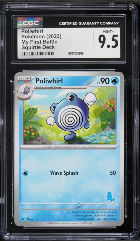 2016 poliwhirl pokemon card value 176/165 (Graded) Colorless Double Smash (50) Flip 2 coins Poliwhirl Evolutions Pokemon Card |
