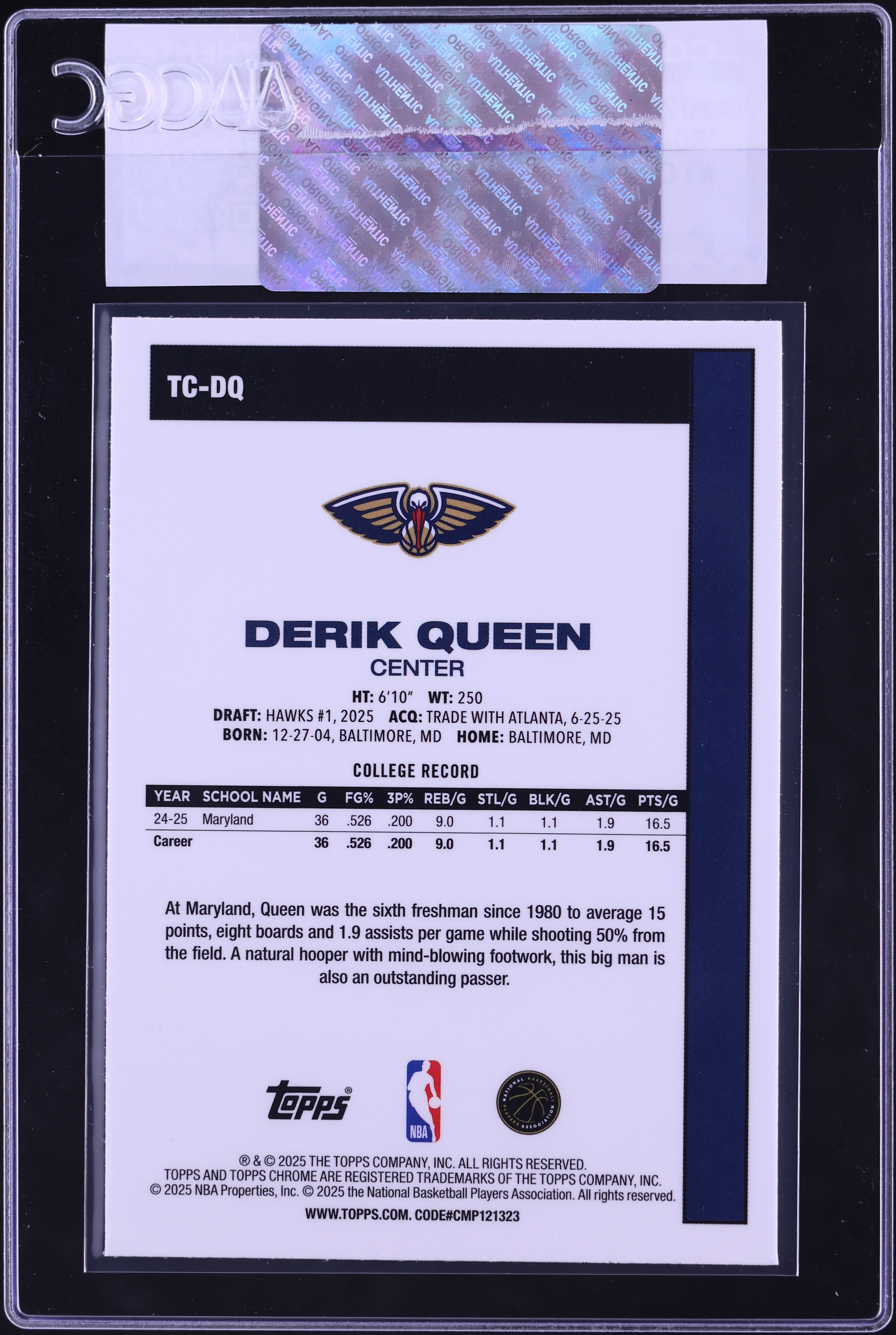 Derik Queen RC Franchise Fabrics Holo