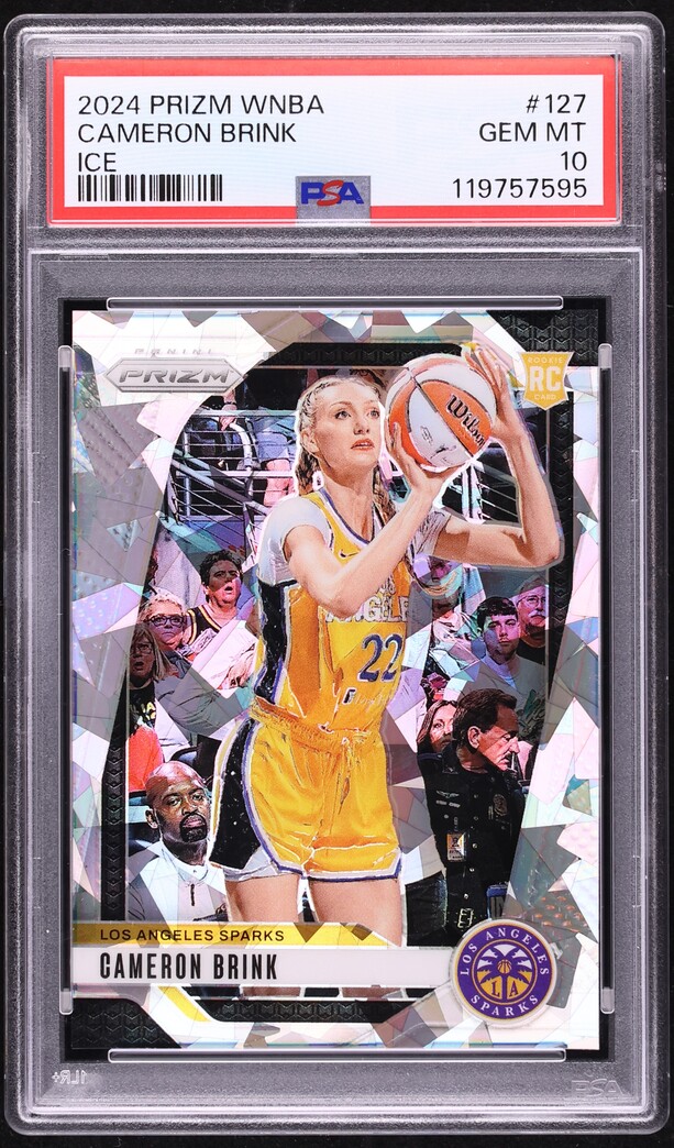 2024 Panini Prizm WNBA Ice Cameron Brink ROOKIE #127 PSA 10 GEM MINT