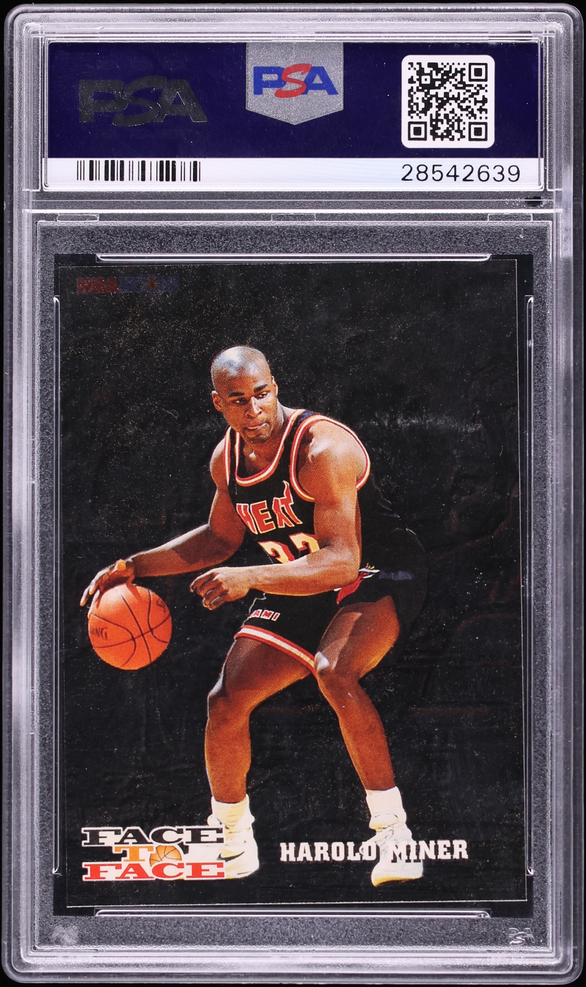 1993 Hoops Face To Face Harold Miner & Michael Jordan #FTF10 PSA