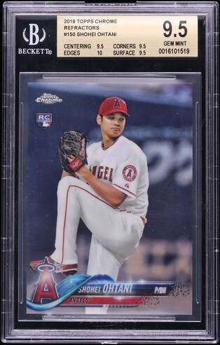 2018 Topps Gold Shohei Ohtani ROOKIE RC /2018 #700 BGS 9 MINT on