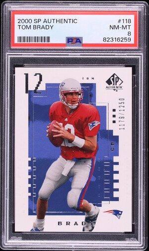 2000 Pacific Autograph Tom Brady ROOKIE RC AUTO #403 BGS 9 MINT on