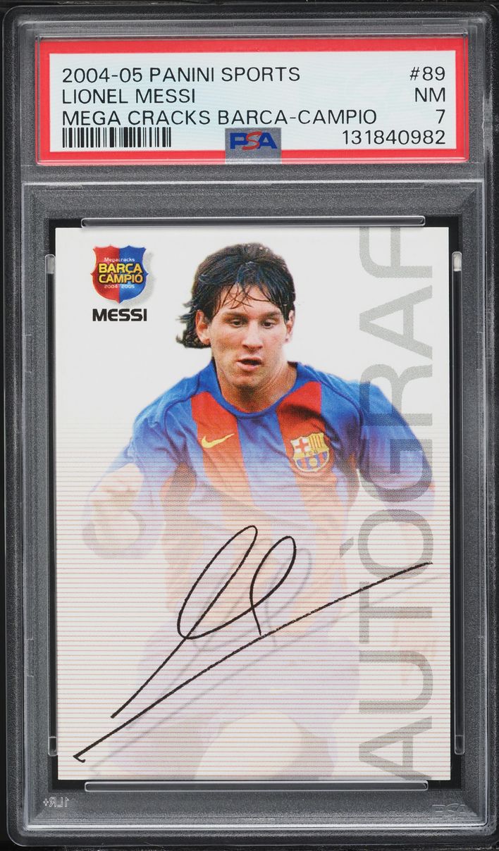 2004 Panini Sports Mega Cracks Barca Campio Lionel Messi ROOKIE