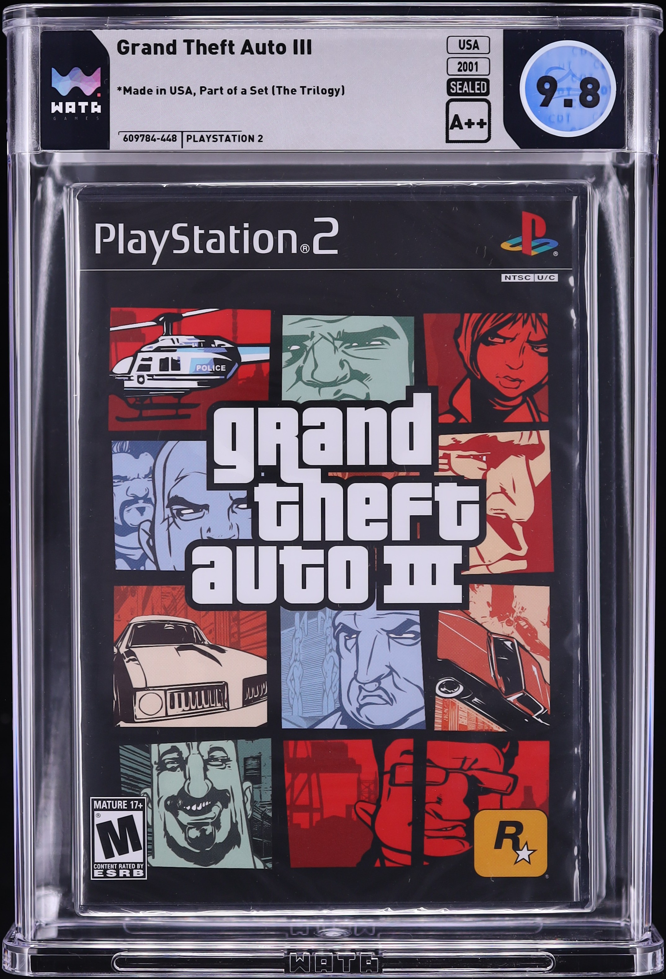 GTA San Andreas PS3 - NEUF SCELTÉ - WATA 9.8 A+ - Édition PAL