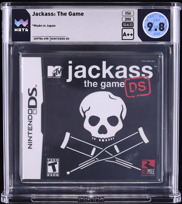 Jackass: The Game (Nintendo DS) WATA 9.8 A++ Sealed on Fanatics