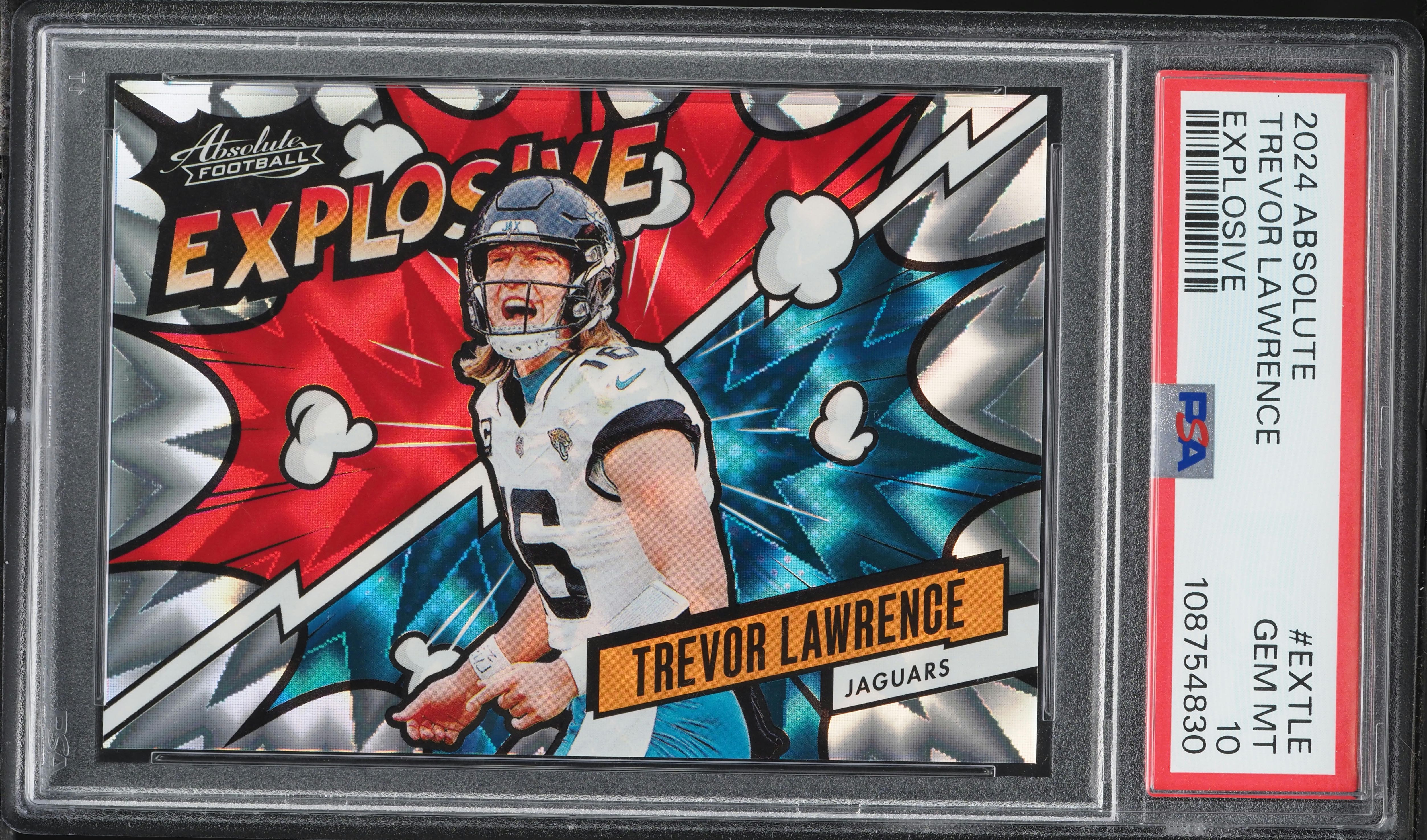 2024 Absolute Explosive Trevor Lawrence #EX-TLE PSA 10 GEM MINT on