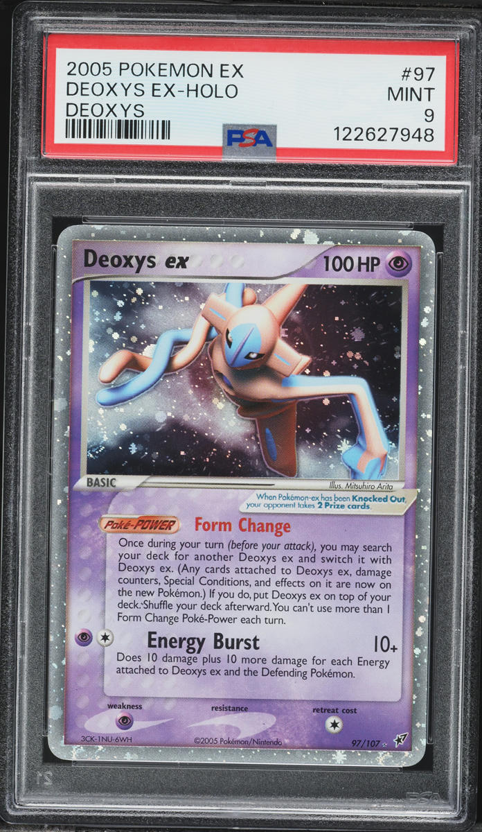 2005 Pokemon EX Deoxys Holo Deoxys EX #97 PSA 9 MINT