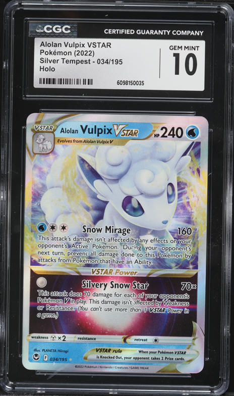 rare vulpix pokemon card Alolan Vulpix V - 033/195 Ultra Rare main image 1